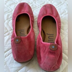 JUIL | CORAL LEATHER FLATS | SZ 8